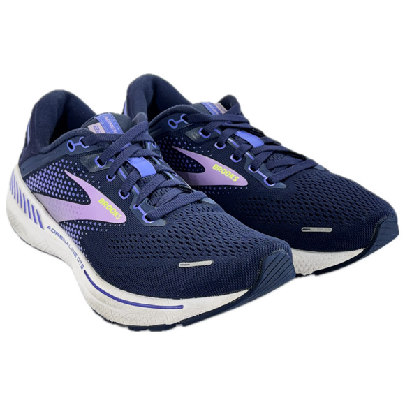Brooks Adrenaline GTS 22 Women Size 9.5 Blue Purple Lace Up Running Walking - Picture 1 of 11